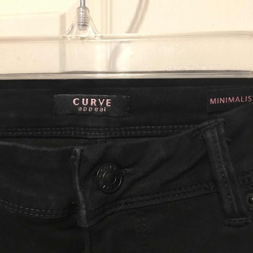 Black curve appeal jeggings